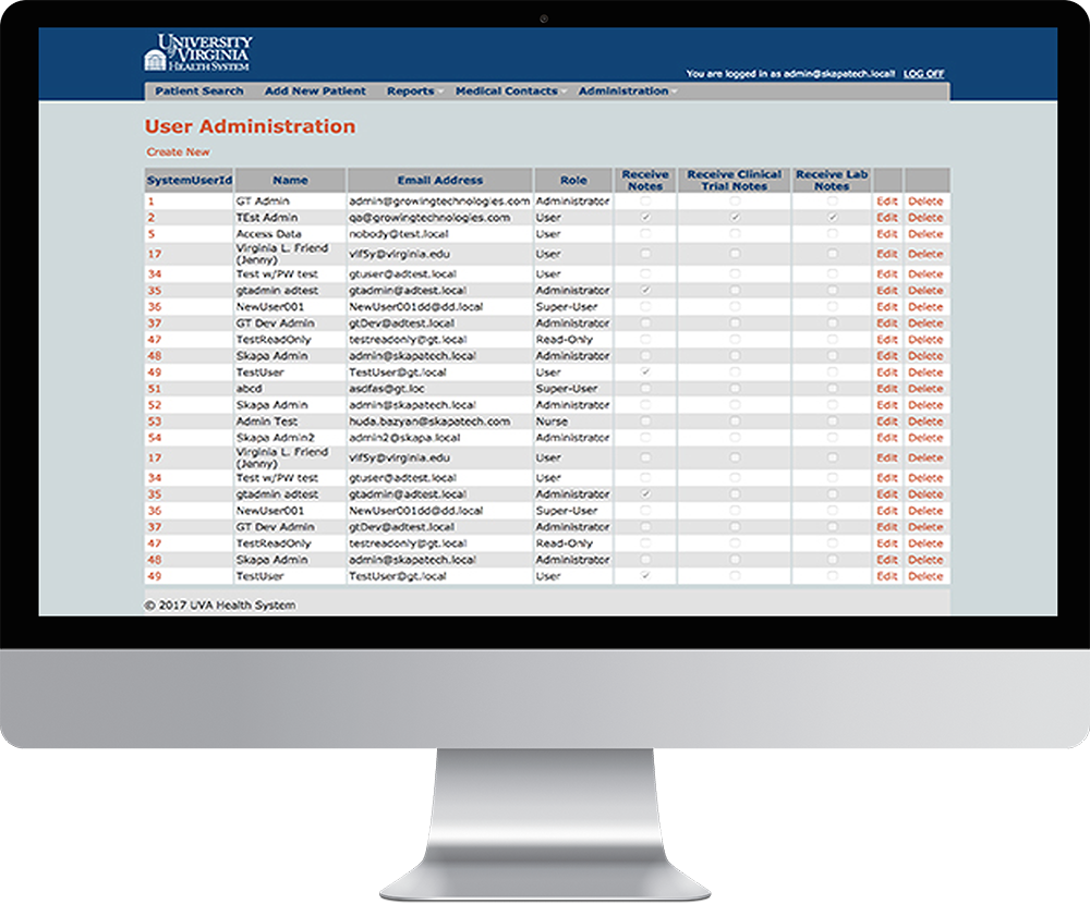 A screenshot of the cities/counties Blue Ridge Area Food Bank helps